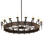 72"W Costello 18 Lt Chandelier