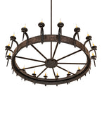 72"W Costello 18 Lt Chandelier