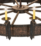 72"W Costello 18 Lt Chandelier