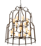 54"W Grand Stair 18 Lt Chandelier