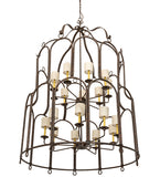 54"W Grand Stair 18 Lt Chandelier