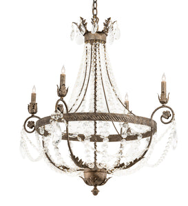 34"W Antonia 4 Lt Chandelier