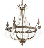 34"W Antonia 4 Lt Chandelier