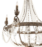 34"W Antonia 4 Lt Chandelier