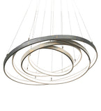48"W Anillo 4 Ring Modern Cascading Pendant
