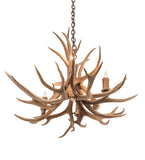 29"W Antlers 4 Lt Chandelier