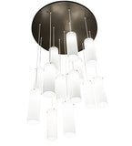48"W Cilindro 14 Lt Cascading Pendant