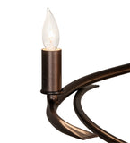 36"L Cyclone 15 Lt Contemporary Chandelier