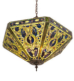 26"W Tiffany Elizabethan Inverted Pendant