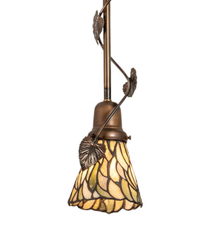 5"W Espe Willow Jadestone Mini Pendant
