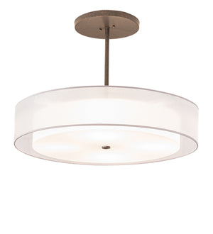 30"W Cilindro Textrene Pendant