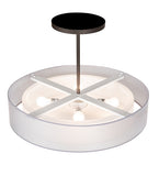 30"W Cilindro Textrene Pendant