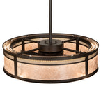 36"W Maglia Semplice Modern Chandel-Air Fan
