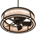 36"W Maglia Semplice Modern Chandel-Air Fan