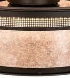 36"W Maglia Semplice Modern Chandel-Air Fan