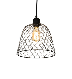 10"W Cloche Pendant