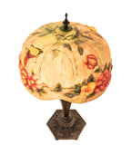 25"H Puffy Butterfly & Flowers Table Lamp
