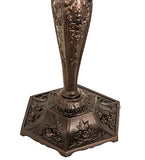 25"H Puffy Butterfly & Flowers Table Lamp