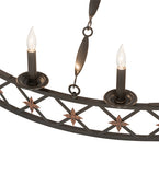 53"W Kingsbridge 16 Lt Chandelier