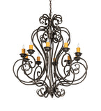 42"W Fernando 10 Lt Chandelier