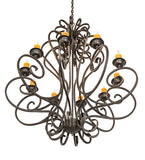 42"W Fernando 10 Lt Chandelier