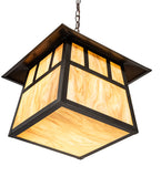 16"Sq Stillwater Double Bar Mission Outdoor Pendant