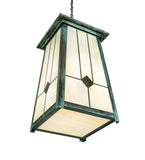 18"Sq Porte Cochere Outdoor Pendant