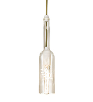 3"W Wine Bottle Mini Pendant