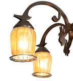 29"W Revival Favrile 6 Lt Chandelier