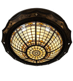 32"W Fleur-de-Lite Flush Mount