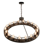48"W Barbury 18 Lt Chandelier