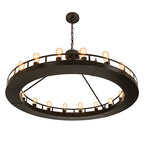 48"W Barbury 18 Lt Chandelier