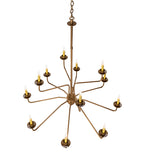 42"W Yanis 12 Lt Two Tier Chandelier