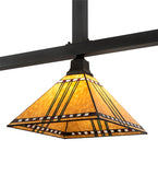 62"L Prairie Corn 3 Lt Island Pendant