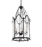 24"W Dubrek 6 Lt Foyer Lantern