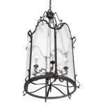 24"W Dubrek 6 Lt Foyer Lantern