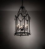 24"W Dubrek 6 Lt Foyer Lantern