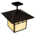 14"Sq Seneca Double Cross Mission Outdoor Pendant