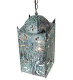 8"Sq Moroccan Pendant