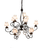 40"W Grace 10 Lt Two Tier Chandelier