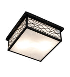14"Sq Seneca Ponte Flush Mount