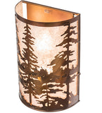 12"W Tall Pines Wall Sconce
