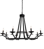 48"W Octavia 8 Lt Chandelier