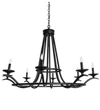 48"W Octavia 8 Lt Chandelier