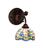 8"W Roseborder Wall Sconce