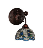 8"W Roseborder Wall Sconce