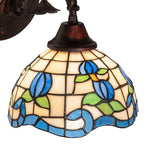 8"W Roseborder Wall Sconce