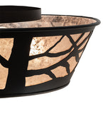 22"W Bear on the Loose Flush Mount
