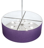 36"W Cilindro Textrene Modern Pendant