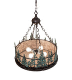 22"W Tall Pines Inverted Pendant